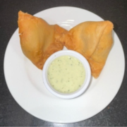  Vegetable  Samosa (2 Pcs)